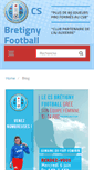 Mobile Screenshot of csbretignyfootball.fr